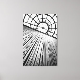 Milaan Italië, weergave bij de Galleria Canvas Afdruk