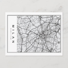 Milaan Kaart Illustratie