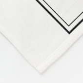 Milaan Kaart Illustratie Fleece Deken (Hoek)