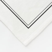 Milaan Kaart Illustratie Fleece Deken (Hoek)