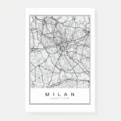 Milaan Kaart Illustratie Post-it® Notes (Voorkant)