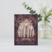 Milaan, kathedraal van Milaan Briefkaart (Staand voorkant)