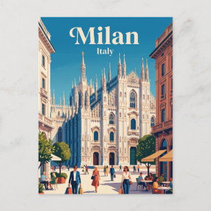 Milaan, Lombardije, Italië Briefkaart