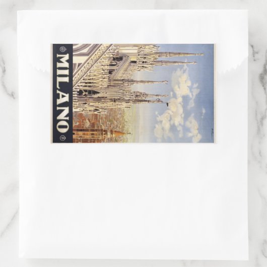  Milaan Milaan Italië stickers (Tas)