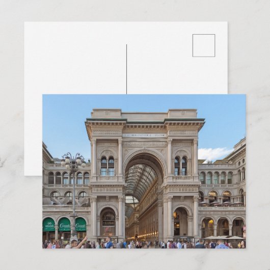 Milaan. Nr. 9. Briefkaart (Voorkant / Achterkant)