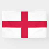 Milaan stadsvlag Milano Italië symbool kruis Spandoek (Horizontaal)