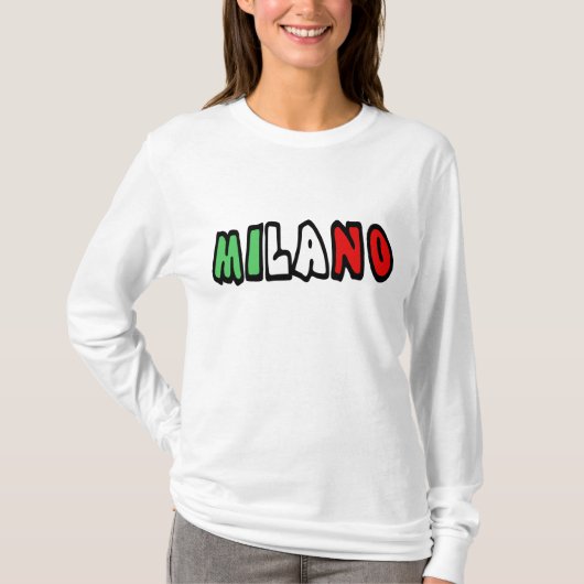 Milaan T-shirt (Voorkant)