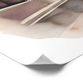 Milaan waterverf kunst poster (Hoek)