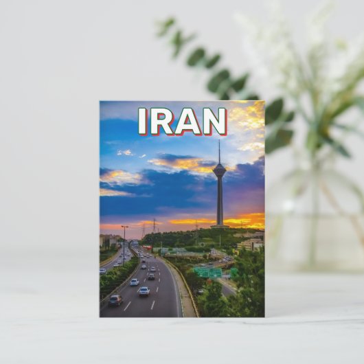 Milad Tower in Teheran, Iran Briefkaart (Staand voorkant)