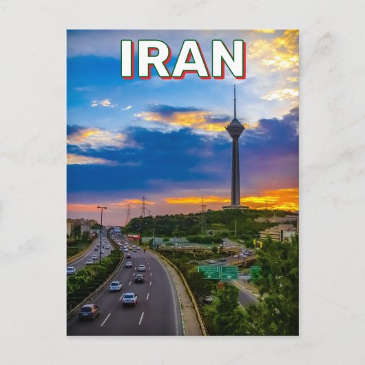 Milad Tower in Teheran, Iran Briefkaart (Voorkant)