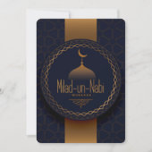 Milad Un Nabi Mubarak Feestdagenkaart (Voorkant)