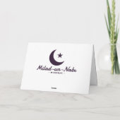Milad-un-Nabi Mubarak Kaart (Achterkant)