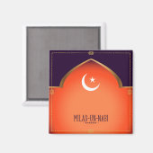Milad-un-Nabi (Mubarak) Magneet (Voorkant / Achterkant)