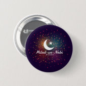 Milad-un-Nabi Mubarak Ronde Button 5,7 Cm (Voorkant /achterkant)