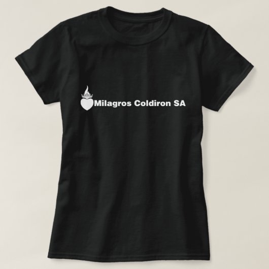 Milagros Coldiron SA (Witte Logo) T-shirt (Design voorkant)