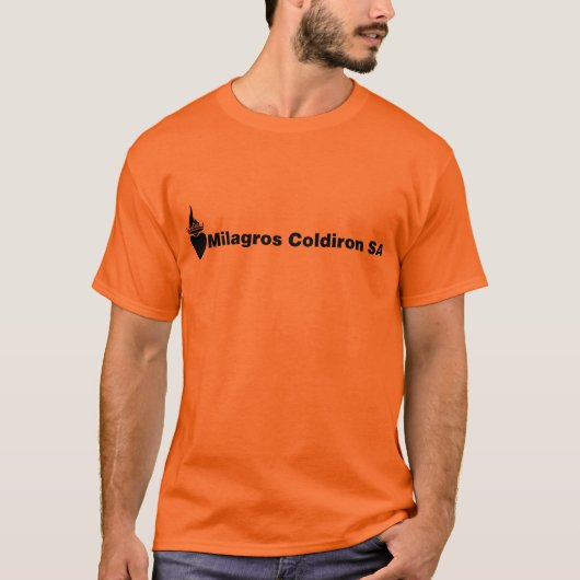 Milagros Coldiron SA (Zwarte Logo) T-shirt (Voorkant)