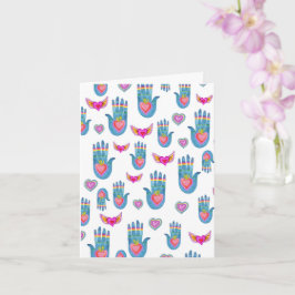 Milagros Flaming Hearts Waterverf Kute Valentijnse Kaart