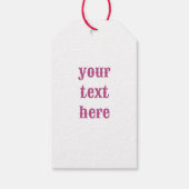 Milagros Flaming Hearts Waterverf Valentijnse  Lie Cadeaulabel (Achterkant)