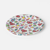 Milagros Flaming Hearts Waterverf Valentijnse  Lie Papieren Bordje (Gekanteld)