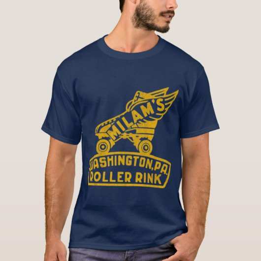 Milam's Washington Roller Rink - Washington, Veren T-shirt (Voorkant)
