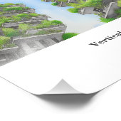 Milan Architecture Skyscraper Vertical Forest Foto Afdruk (Hoek)