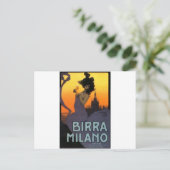 Milan Beer door Raphael Kirchner Briefkaart (Staand voorkant)