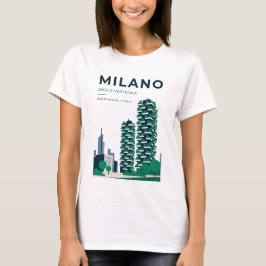 Milan Bosco Verticale Reis T-Shirt Italië Cadeau
