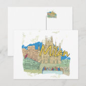 Milan Briefkaart (Voorkant / Achterkant)