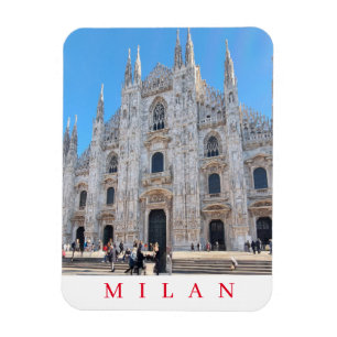 Milan Cathedral uitzicht fridge magnet Magneet