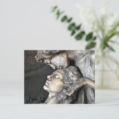 Milan Cemetery Statue Briefkaart (Staand voorkant)