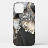 Milan Cemetery Statue Hoesje-Mate iPhone Case (Achterkant)