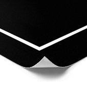 Milan City Map - Milan Black Map Poster (Hoek)