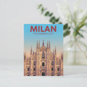 Milan Duomo Bagagerekje Briefkaart (Staand voorkant)