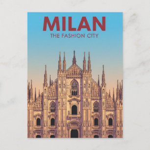 Milan Duomo Bagagerekje Briefkaart