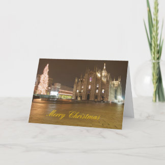 Milan Duomo Christmas Card Feestdagen Kaart