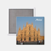 Milan Duomo Fridge Magnet (Voorkant / Achterkant)