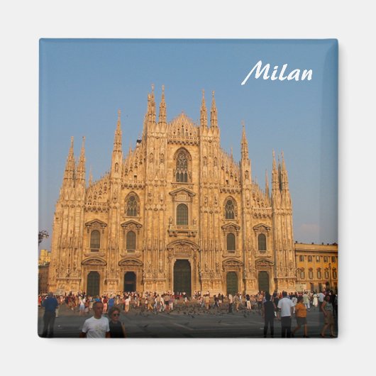 Milan Duomo Fridge Magnet (Voorkant)