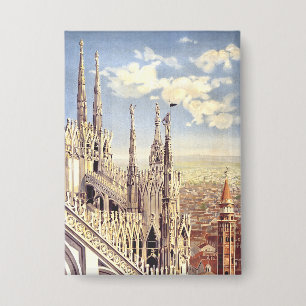Milan Duomo Kathedraal Geboorte van de Heilige Mar Button