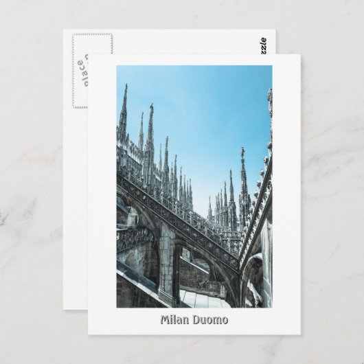 Milan Duomo Roof Briefkaart (Voorkant / Achterkant)