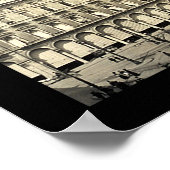 Milan Duomo Square Italië Foto 1909 Poster (Hoek)