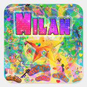 Milan Epoch Uur Sticker (Voorkant)