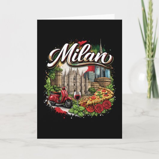 Milan Feestdagen Kaart (Voorkant)