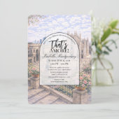 Milan Italian Themed Bridal Shower Kaart (Staand voorkant)