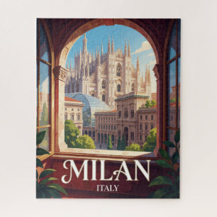 Milan Italië Dom Historisch Reizen Legpuzzel