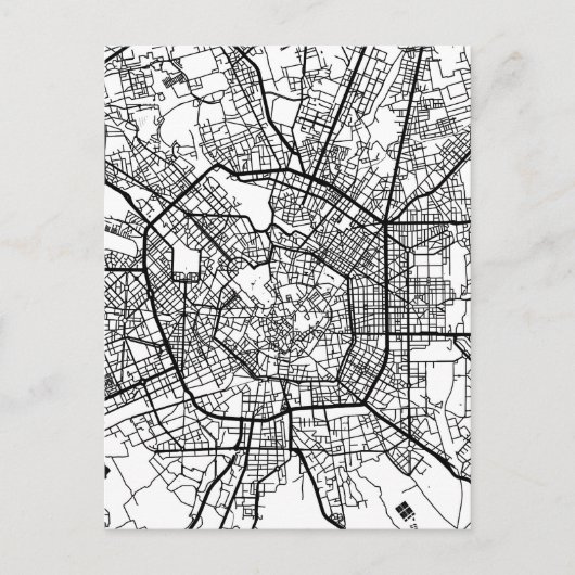 Milan Italië Kaart (Voorkant)