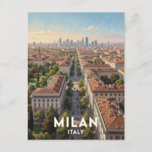 Milan Italië Kathedraal Reisscène ✨ Briefkaart