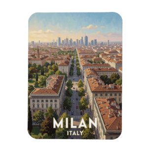 Milan Italië Kathedraal Reisscène ✨ Magneet