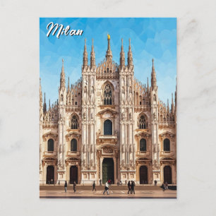 Milan Italië Reizen Briefkaart