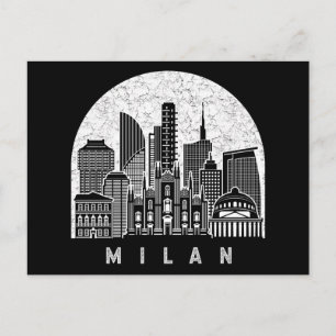 Milan Italië Skyline Briefkaart