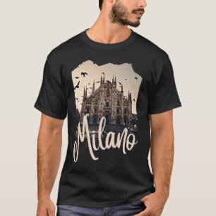 Milan Italië Souvenir T-shirt